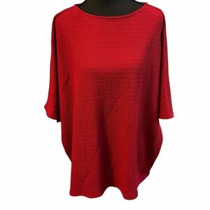 Cider‎ Vibrant Red Blouse Size 2 XL